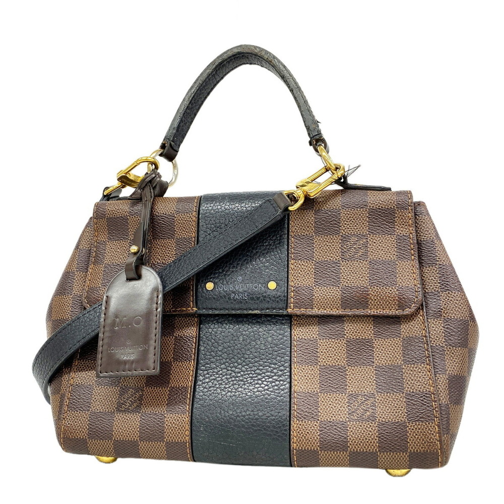 Louis Vuitton Damier Bond Street BB Handbag N41073 Ebene Noir 2-way bag for w...